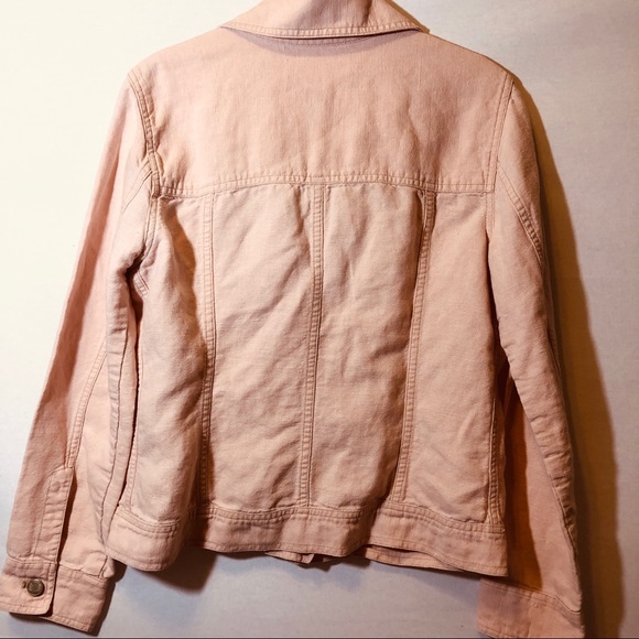 J. Jill linen blend pink jacket - Picture 7 of 7